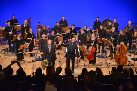 Wanderer im Winter  @Neues Theater Halle  - &copy; Markus Scholz